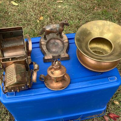 4pc Mixed Copper and Brass Lot