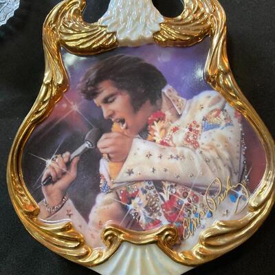 1973 Elvis Presley Porcelain Guitar and Misc Perfume Bottle