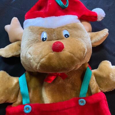 22â€ Santa Bear Plush Hanging Card / Gift Holder