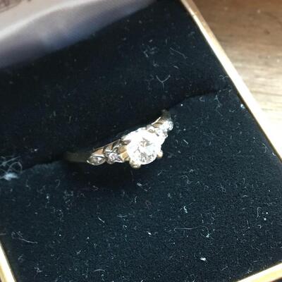 Antique Diamond Solitaire Engagement Ring 14k Yellow Gold Size 5.5