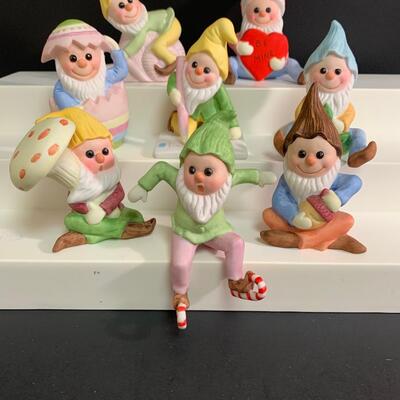 Lot 469: Vintage Mr. Mischief Gnomes Figures