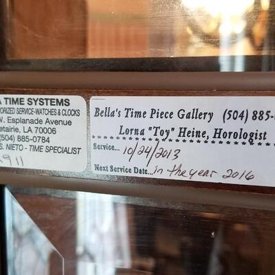 Lot #146  Ridgeway Grandfather Clock in good working condition