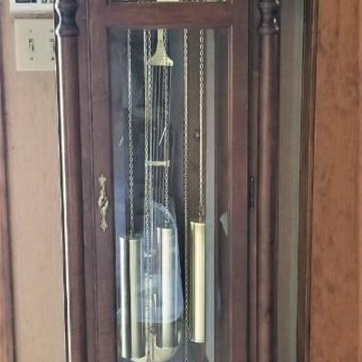Lot #146  Ridgeway Grandfather Clock in good working condition