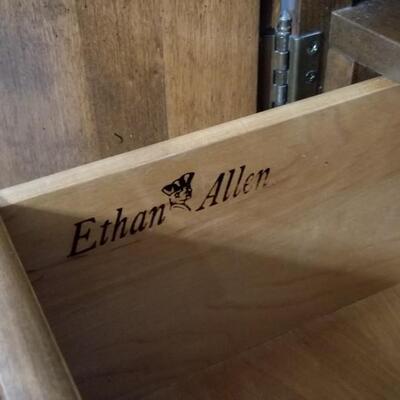 Lot #150  ETHAN ALLEN Clothes Chest/Armoire Combo