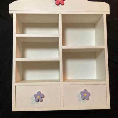 Wooden Child's Wall Shelf