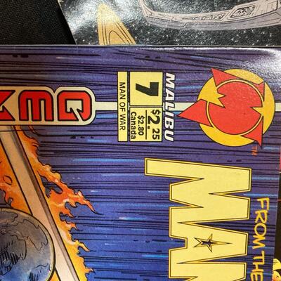 Vintage Comic Lot 4 piece with Man of War