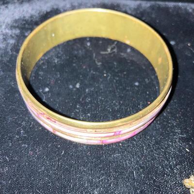 3 piece Metal Jewelry Lot with Copper bracelet, Bangle and more...