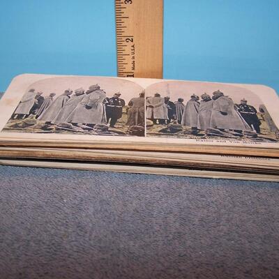 LOT 69 WWI & BEFORE STEREOSCOPE CARDS RUSSIA/GERMANY/SOUTH AFRICA+++