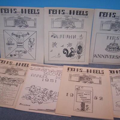 LOT 73 GEARS AND WHEELS NEWSLETTERS 1950S