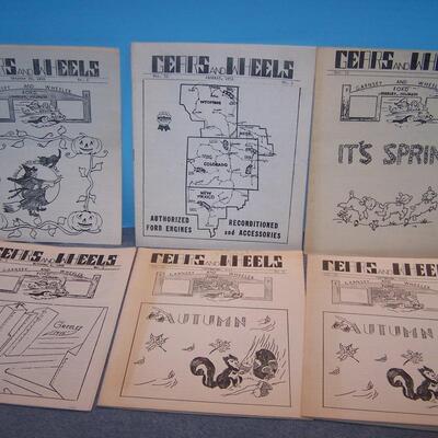 LOT 74 MORE GEARS AND WHEELS NEWSLETTERS