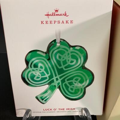 Lot 466: Hallmark Luck Of the Irish Ornament, Lenox and More
