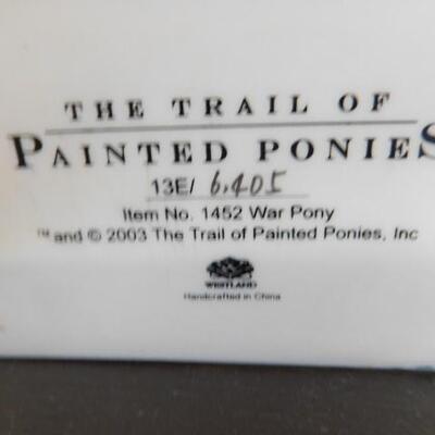 The Trail of Painted Ponies War Pony #1452 Statuette 8