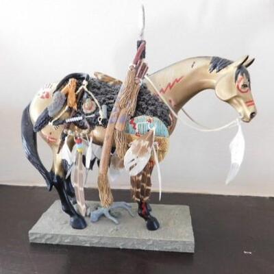 The Trail of Painted Ponies Medicine Horse #1549 Statuette 8