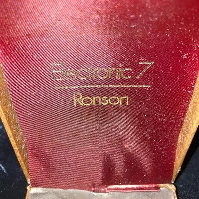 Ronson Electronic 7 Modern Lighter and Box