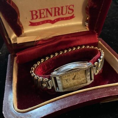 Antique Bulova Ladies Watch with Benrus Box