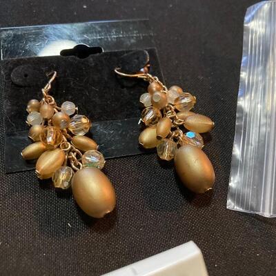 4 Pairs of Vintage Earrings with Paua Shell and more...