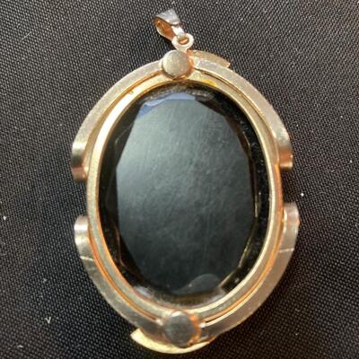 Large Pendant with Cameo Carving