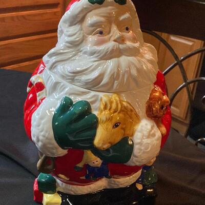 Santa Clause Cookie Jar with Box