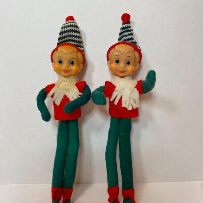 Lot 333: Vintage Christmas Knee Hugger, Pixie Elves