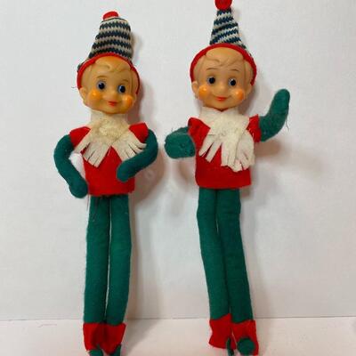 Lot 333: Vintage Christmas Knee Hugger, Pixie Elves