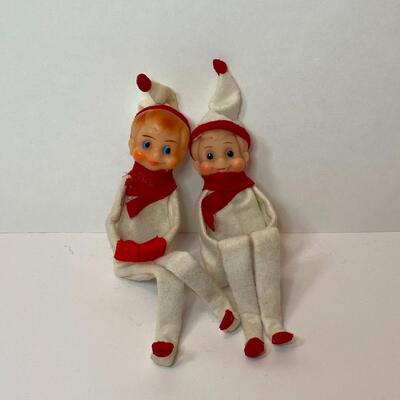 Lot 333: Vintage Christmas Knee Hugger, Pixie Elves