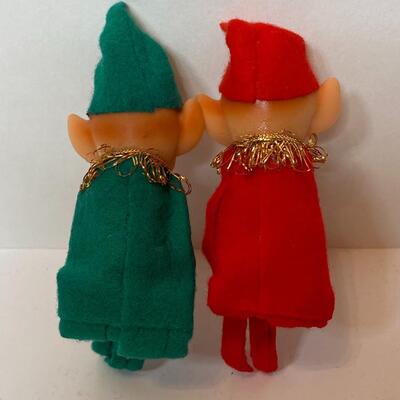 Lot 334: Vintage Japan Christmas Pixie Elves and Matching Knee Huggers