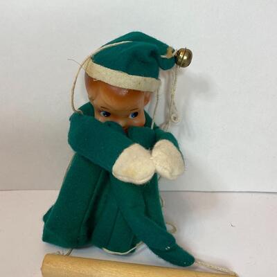 Lot 339: Three Vintage Christmas Elves/Knee Huggers