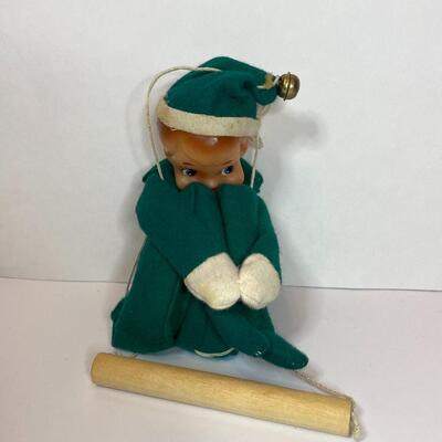 Lot 339: Three Vintage Christmas Elves/Knee Huggers