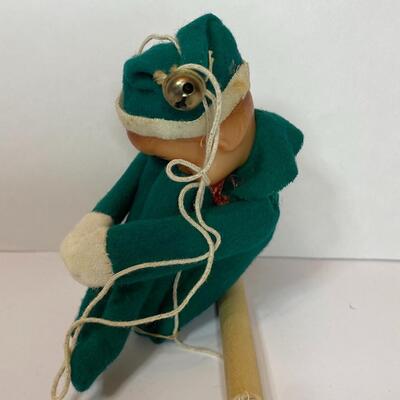 Lot 339: Three Vintage Christmas Elves/Knee Huggers