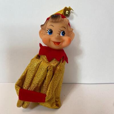Lot 339: Three Vintage Christmas Elves/Knee Huggers