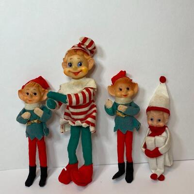 Lot 340: Vintage Christmas Elves/ Knee Huggers