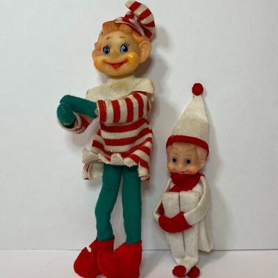 Lot 340: Vintage Christmas Elves/ Knee Huggers