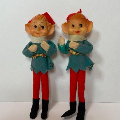 Lot 340: Vintage Christmas Elves/ Knee Huggers