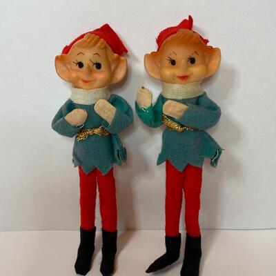 Lot 340: Vintage Christmas Elves/ Knee Huggers