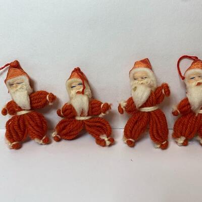 Lot 341: Vintage Japan Holiday Snowmen, Knee-hugger Elf in Shoe and More