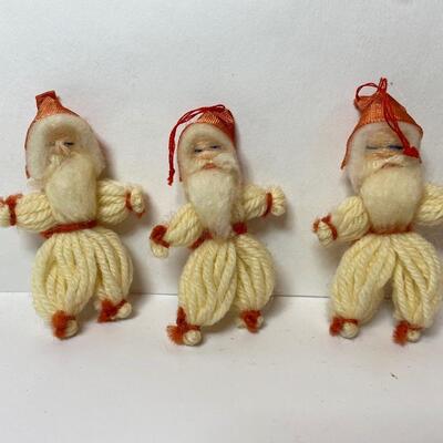 Lot 341: Vintage Japan Holiday Snowmen, Knee-hugger Elf in Shoe and More