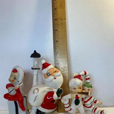 Lot 344: Vintage Christmas Lefton Elf and more