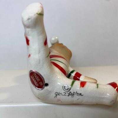 Lot 344: Vintage Christmas Lefton Elf and more