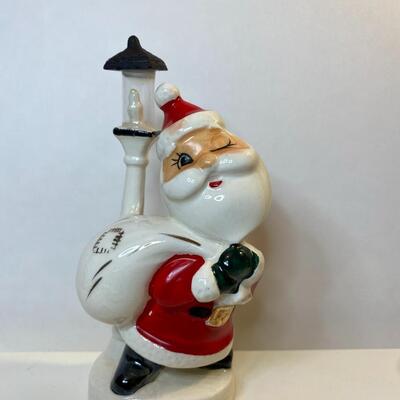 Lot 344: Vintage Christmas Lefton Elf and more