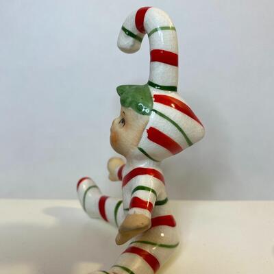 Lot 344: Vintage Christmas Lefton Elf and more