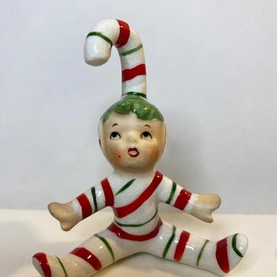 Lot 344: Vintage Christmas Lefton Elf and more