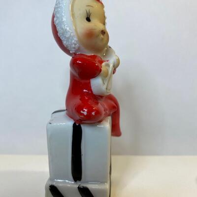 Lot 344: Vintage Christmas Lefton Elf and more