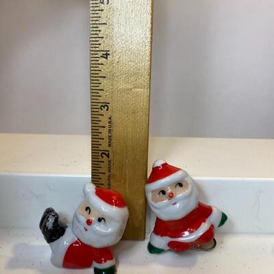 Lot 346: Howard Holt Vintage Santa Claus Tree Clips