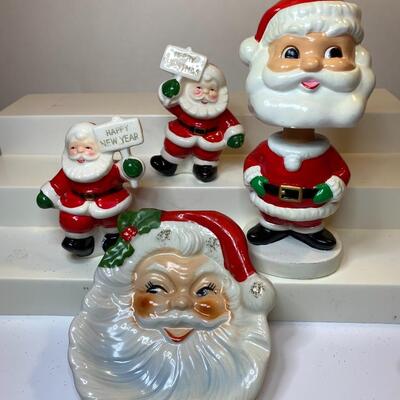 Lot 347: Vintage Christmas: Japan Salt & Pepper (Happy New Year, Merry Christmas & More)