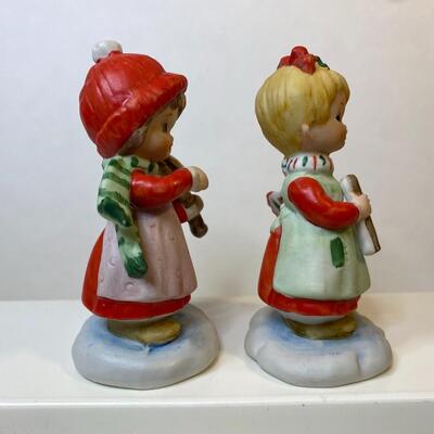 Lot 349: Vintage Lefton Hand-Painted Holiday Figurines