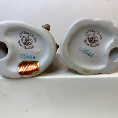 Lot 349: Vintage Lefton Hand-Painted Holiday Figurines