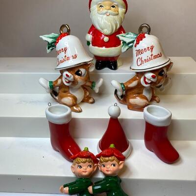 Lot 351: Vintage Japan Merry Christmas Chipmunks & More