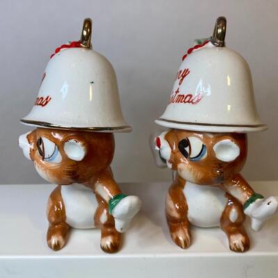 Lot 351: Vintage Japan Merry Christmas Chipmunks & More