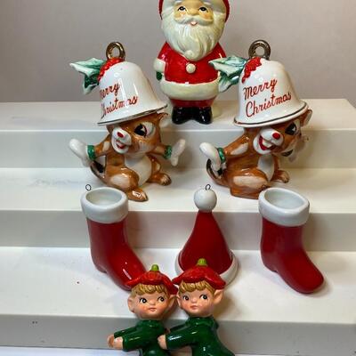 Lot 351: Vintage Japan Merry Christmas Chipmunks & More