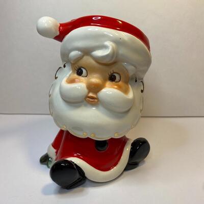 Lot 383: Vintage Santa Vase